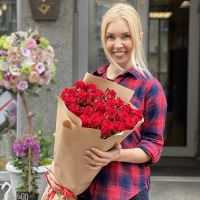 Bouquet Promo! 25 red roses